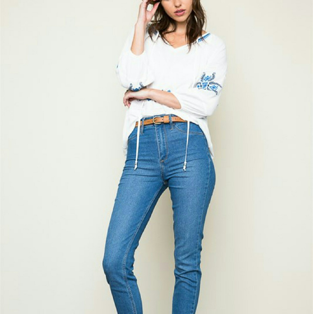 Bohemian Embroidered Blouse